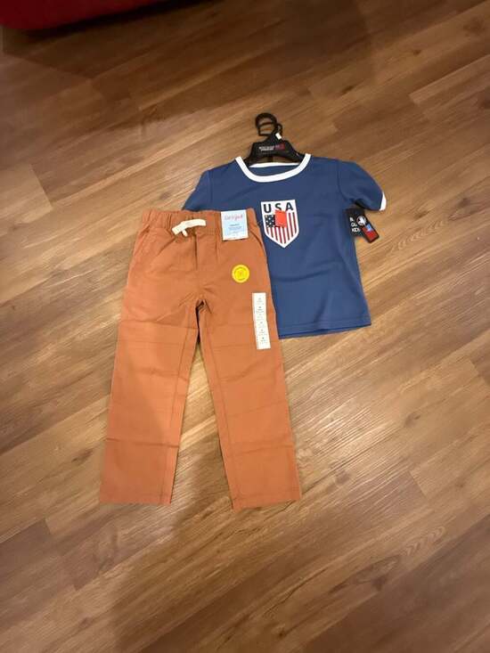 Body Glove Other - Kids USA 2-Piece Athletic Set with Cat & Jack Straight Leg Pants